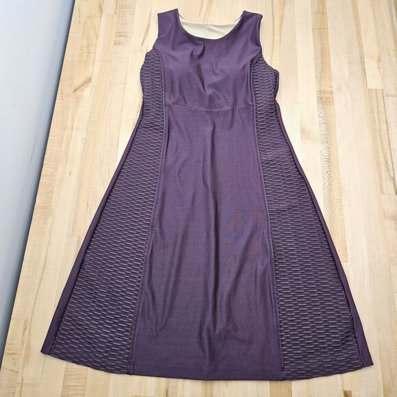 MONDETTA Dresses & Skirts - Mondetta Women's Purple Performance Luxury Stretch Built-in Bra Dress Size S
